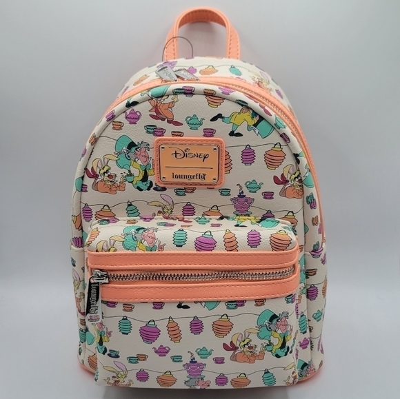 Loungefly Alice In Wonderland tea party Disney backpack - Picture 9 of 9